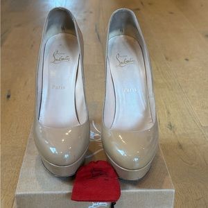 Christian Louboutin Bianca 140 patent calf size 40